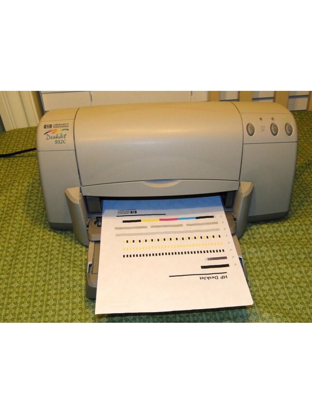 WORKING! HP Deskjet 932C Standard Inkjet Printer CLEAN!!!